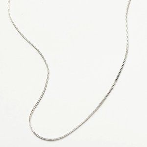 NWT Missoma Savi Asymmetric Square Snake Chain Necklace